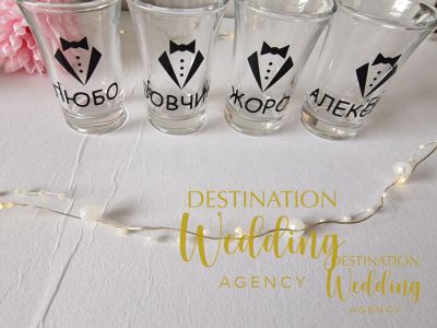 Персонализирано шотче – подарък за гостите на вашето ергенско парти