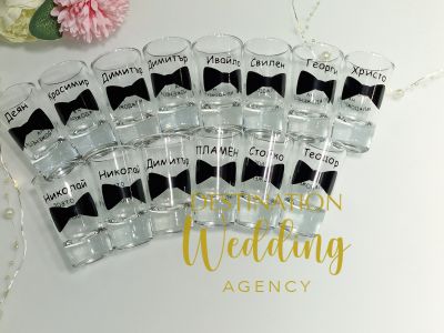 Персонализирано шотче – подарък за гостите на вашето ергенско парти