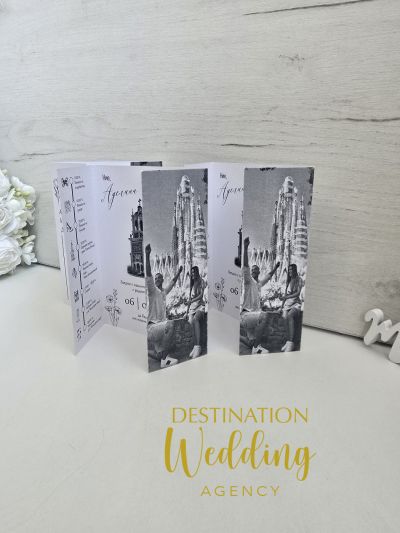 Луксозни сватбени покани от перлен картон