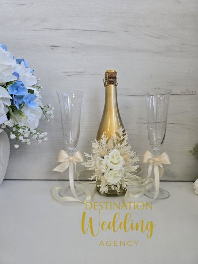 Кристални ритуални чаши с камъчета Swarovski (1)